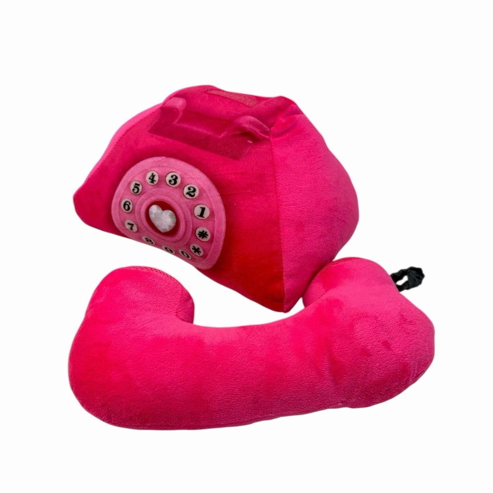 Stuffed Telephone Dan Dee Pink